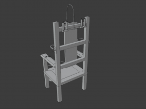 electric chair 3D 模型