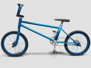 bmx bike - blue 3D मॉडल