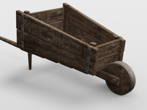 wheelbarrow 3D 模型