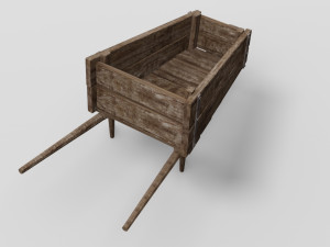 wheelbarrow 3D 模型