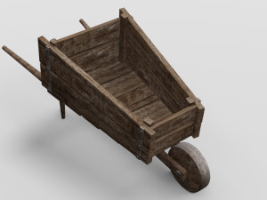 wheelbarrow 3D 模型