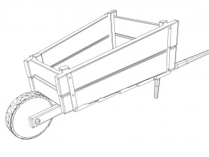 wheelbarrow 3D Model