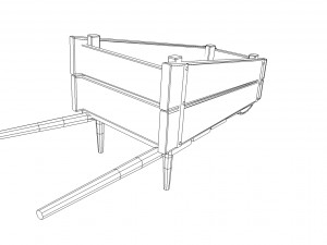 wheelbarrow 3D 模型