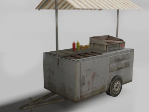 food cart 3D Model