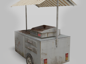 food cart 3Dモデル