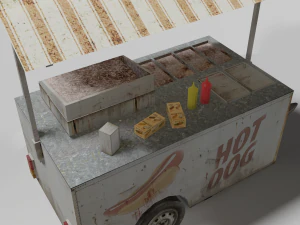 food cart 3D Model