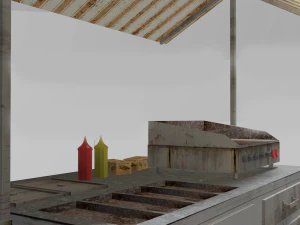food cart 3D Model