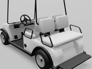 golf cart Model 3D