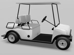 golf cart Model 3D