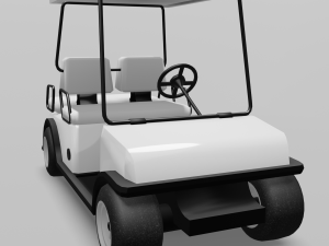 golf cart Model 3D
