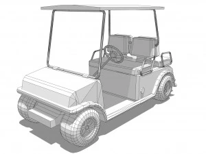 golf cart 3D Model