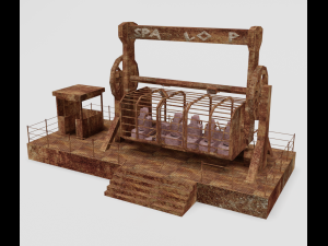 abandoned space loop 3D Model
