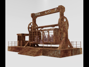 abandoned space loop 3D Model
