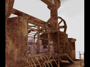 abandoned space loop 3D Model
