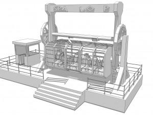 abandoned space loop 3D Model
