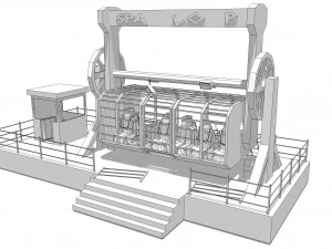 abandoned space loop 3D Model
