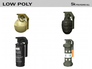 grenade pack 3D Модель