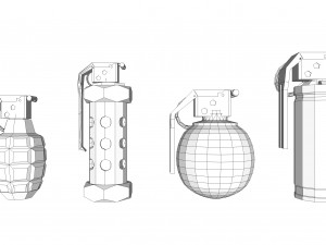 grenade pack 3D Model
