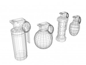 grenade pack 3D Model