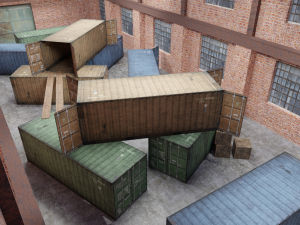 fps map - warehouse 3D Model