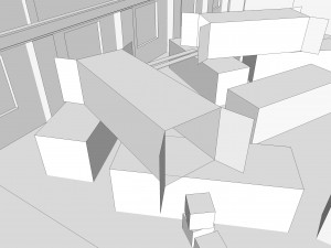 fps map - warehouse 3D 模型