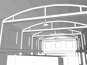 fps map - warehouse 3D 模型