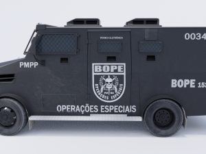 blindado bope 3D 모델