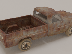 old pick up Modelo 3D