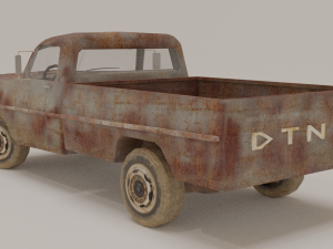 old pick up Modelo 3D