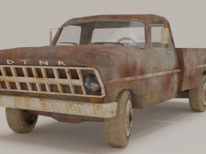 old pick up Modelo 3D