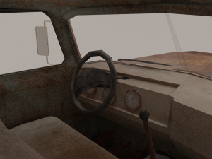 old pick up Modelo 3D