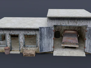 old garage 3D Model