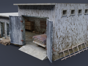 old garage 3D Model