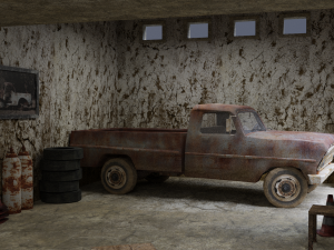 old garage 3D Model