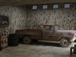 old garage 3D Model