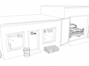 old garage 3D Model