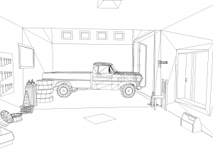 old garage 3D Model