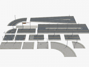 road pack - extended 3D-Modell