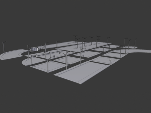 road pack - extended 3D Модель