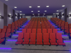 cinema low poly Model 3D