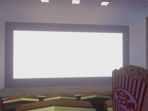 cinema low poly Model 3D