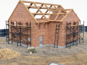 house construction 3D Model