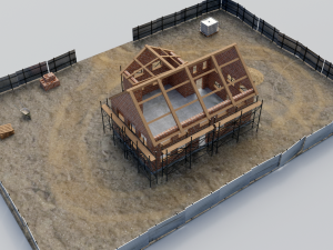 house construction 3D Model