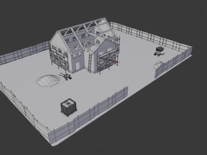 house construction 3D Model