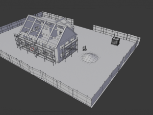 house construction 3D Model