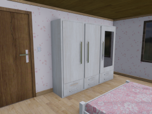 modern house - interior - low poly 3D Модель