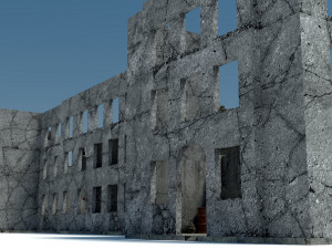 abandoned building - interior 3Dモデル