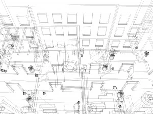 abandoned building - interior 3D Model