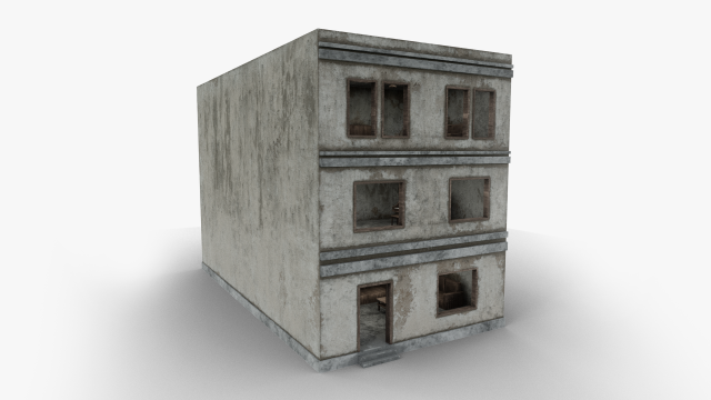 house 05 Model 3D .c4d .max .obj .3ds .fbx .stl .blend 
