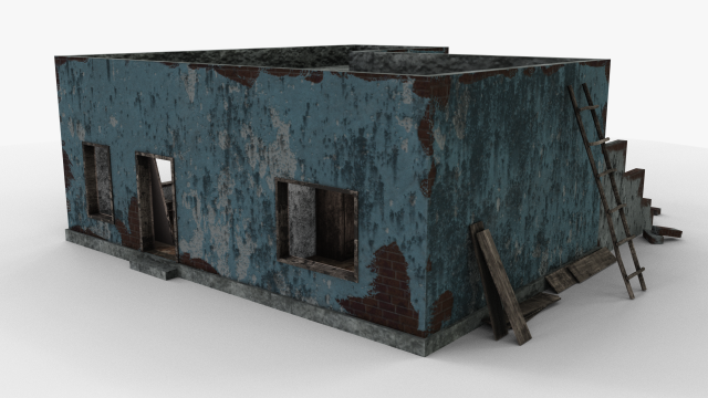 house 04 3D Модель .c4d .max .obj .3ds .fbx .stl .blend 